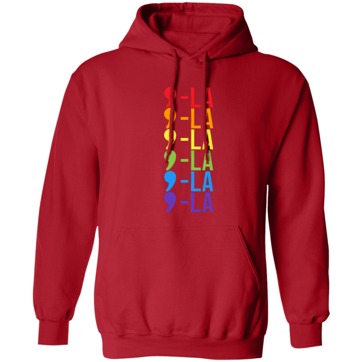 COMMA LA COLORS HOODIE