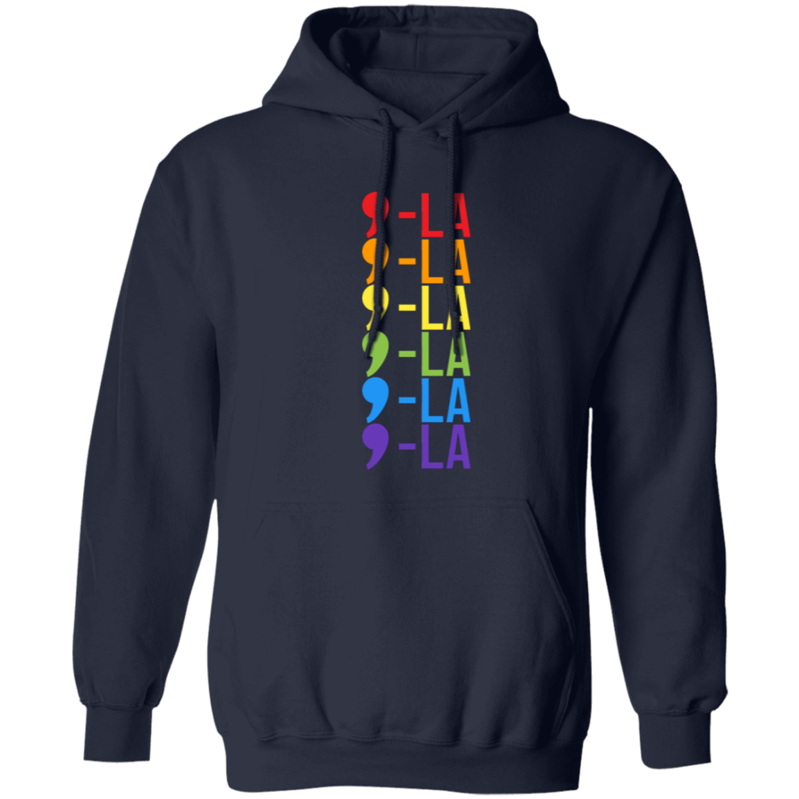 COMMA LA COLORS HOODIE