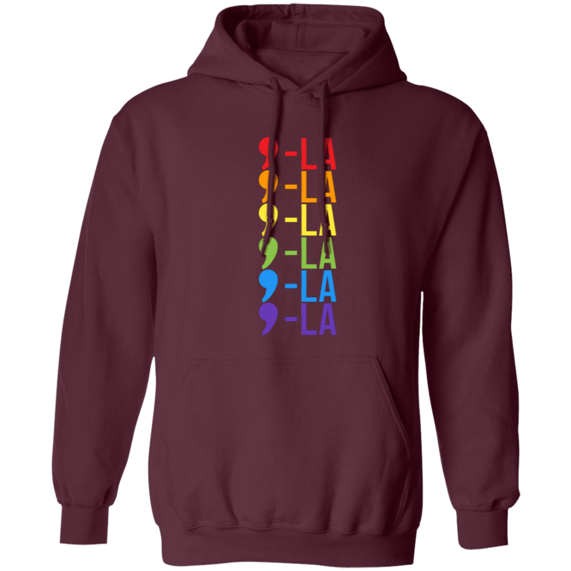 COMMA LA COLORS HOODIE