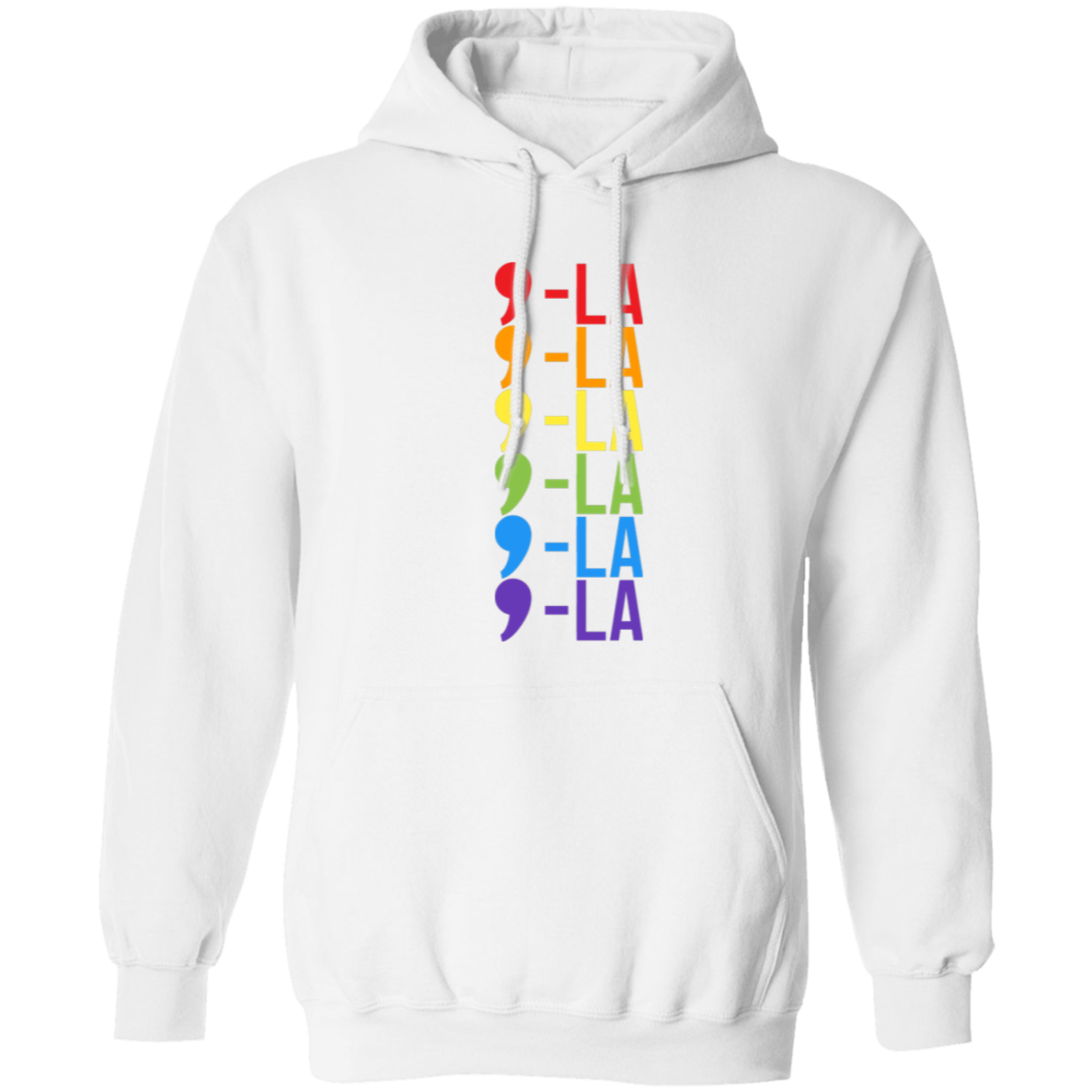 COMMA LA COLORS HOODIE