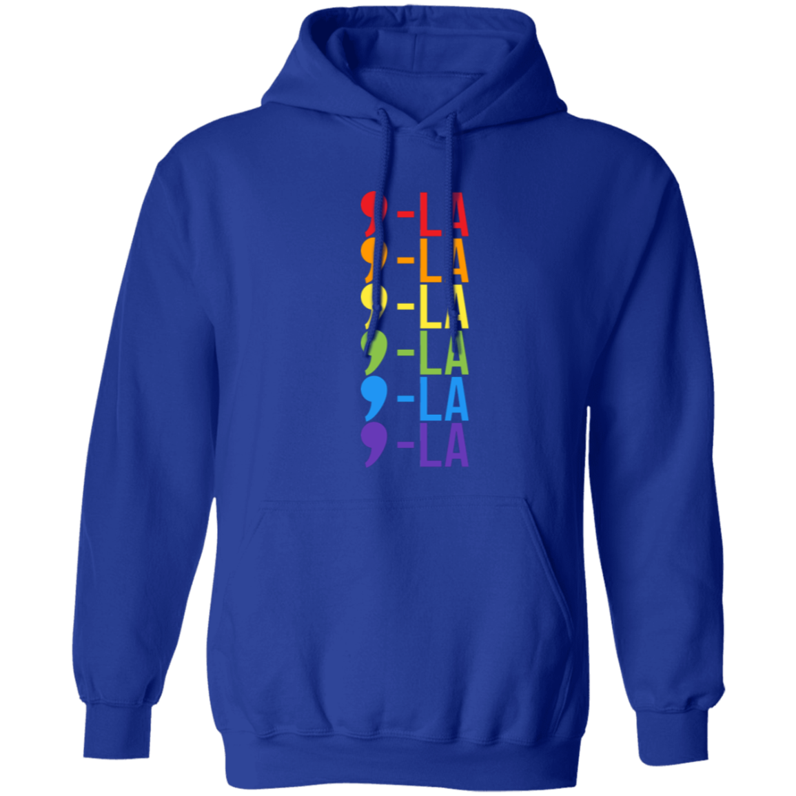 COMMA LA COLORS HOODIE